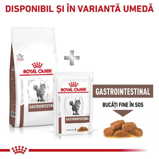Royal Canin Gastrointestinal Cat – Hrană Uscată Dietetică pentru Pisici cu Probleme Digestive, 4 kg